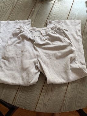 Brandy Melville Light Gray Boot Cut Sweatpants